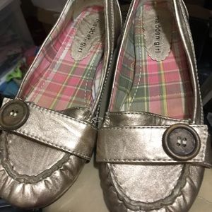 Madden Girl Gold Flats